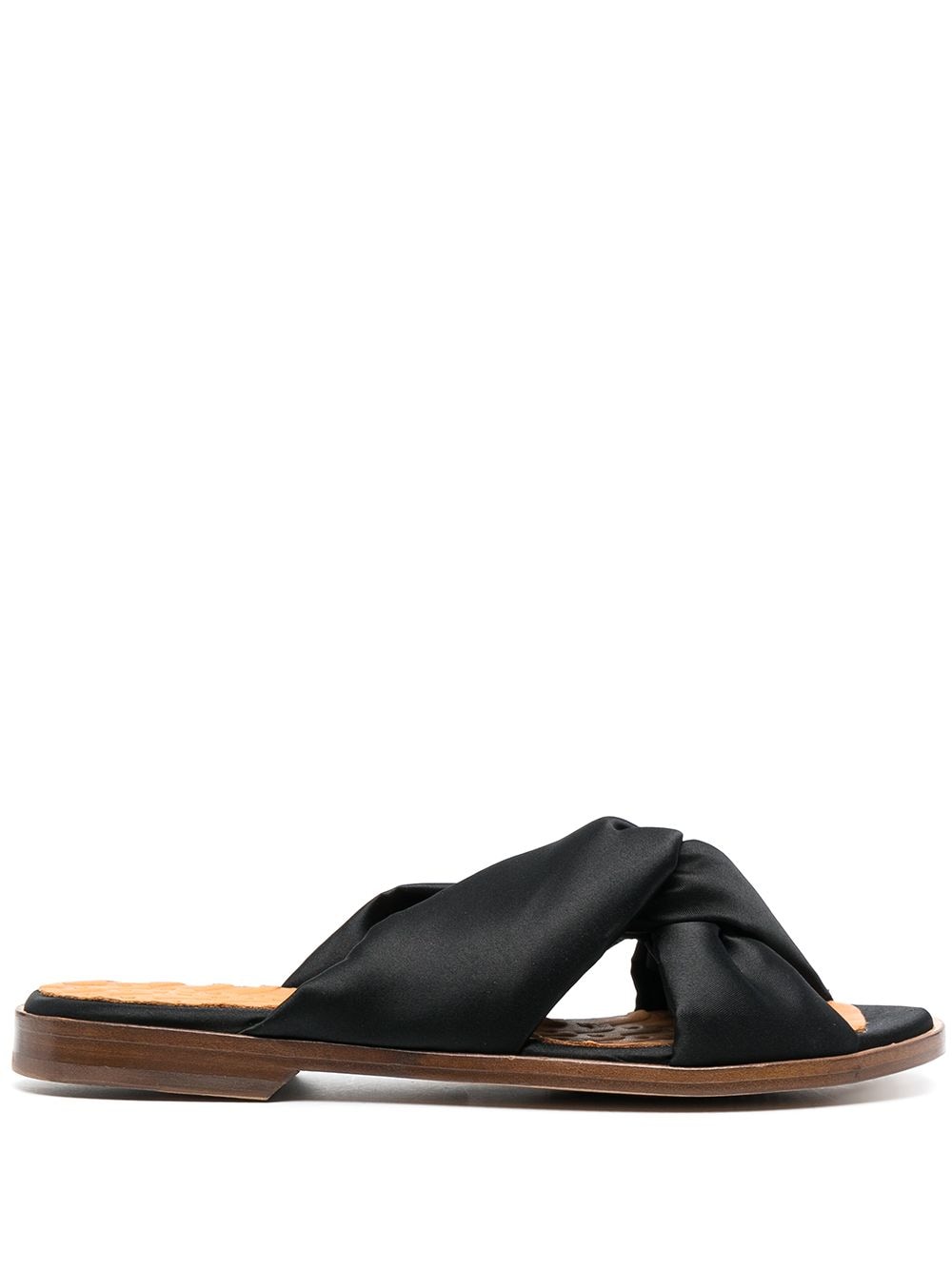 Chie Mihara Wamuzan twist strap sandals - Black von Chie Mihara