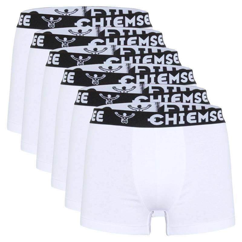 Boxershort Figurbetont Herren Weiss L von Chiemsee