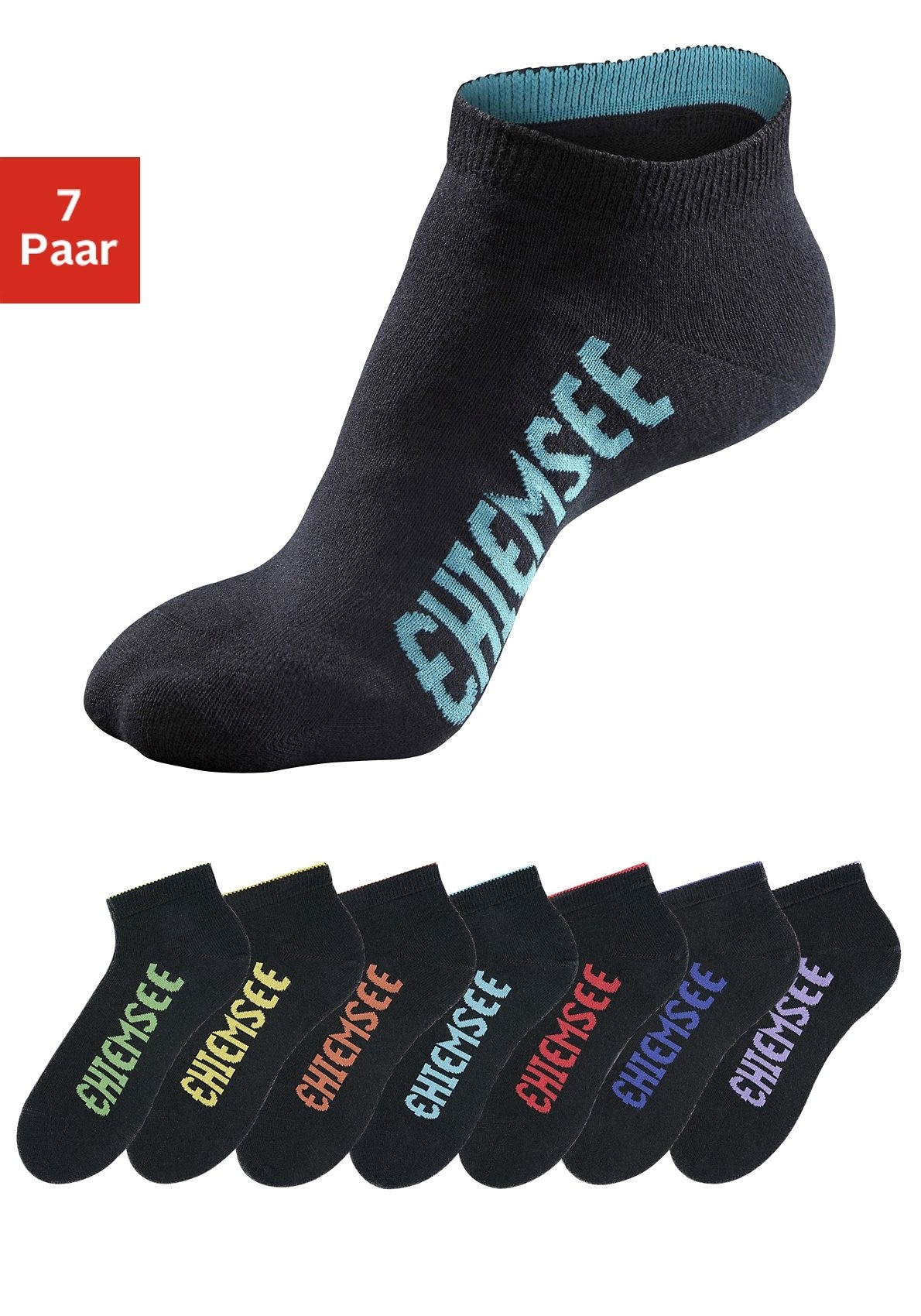 Chiemsee Sneakersocken, (Set, 7 Paar) von Chiemsee