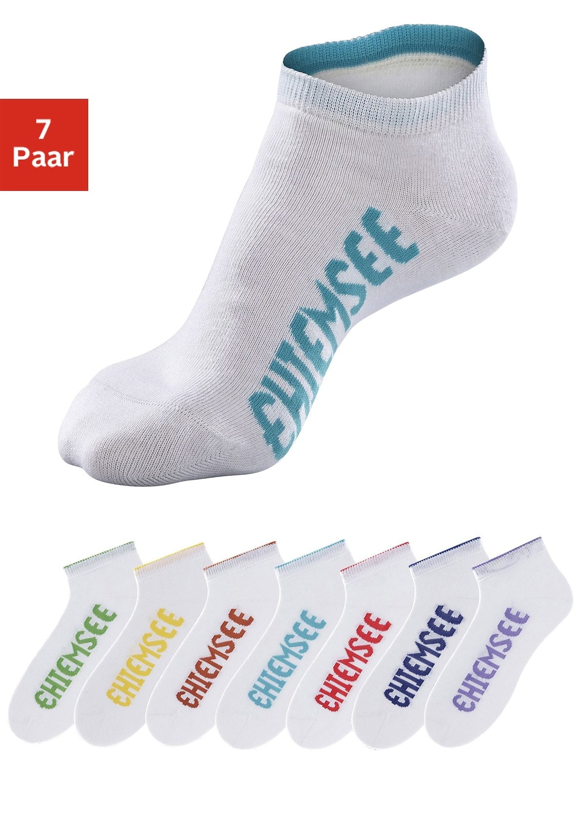 Chiemsee Sneakersocken, (Set, 7 Paar) von Chiemsee