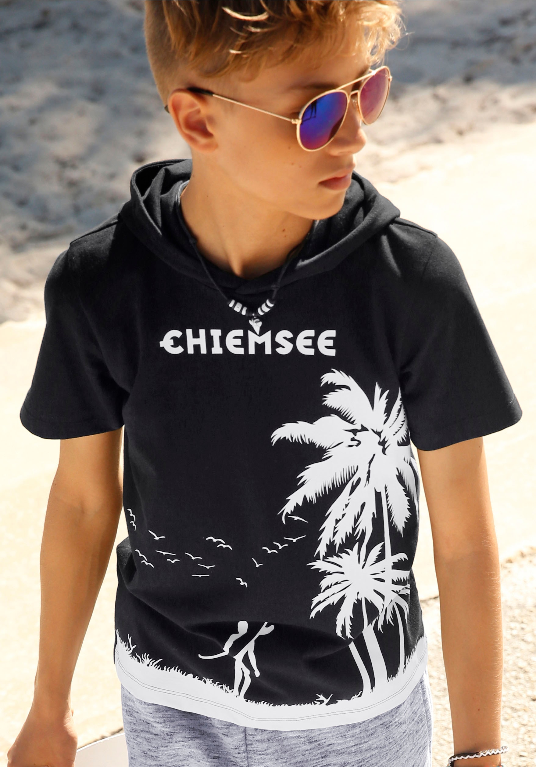 Chiemsee T-Shirt »mit Palmendruck« von Chiemsee