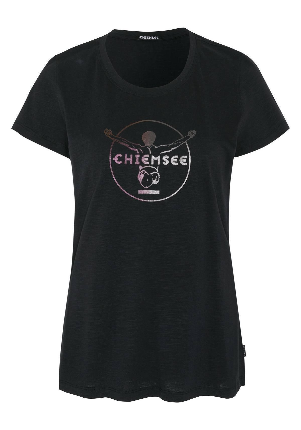 T-shirt Bequem Sitzend-taormina Damen Schwarz XS von Chiemsee