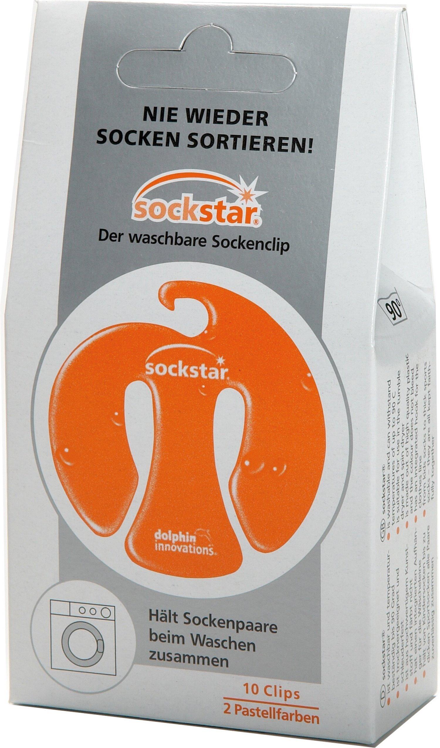 Sockstar Basic Pack, 10 Clips, 2 Pastellfarben Herren  ONE SIZE von HOFLER