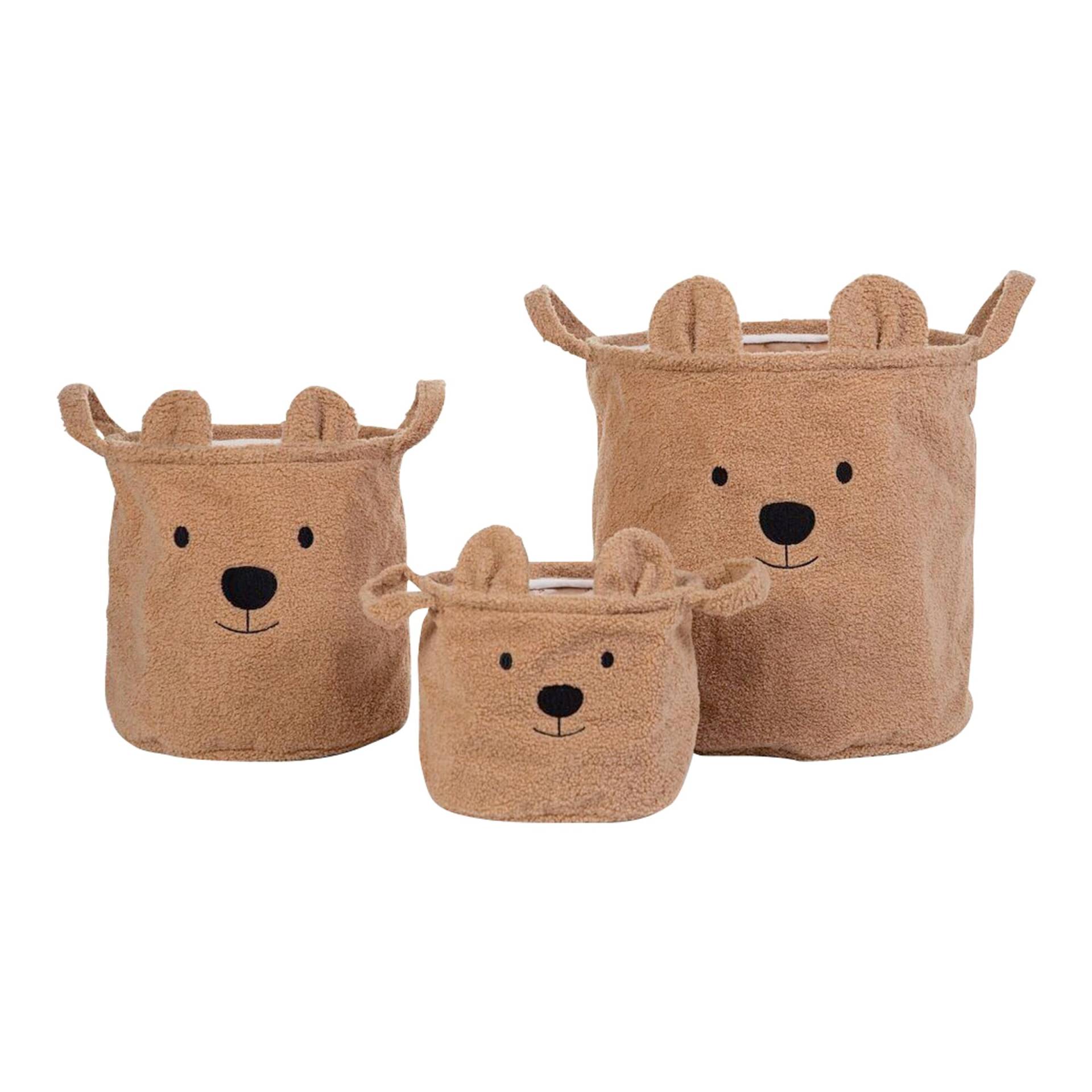 3er Set Aufbewahrungskörbe Teddy von Childhome