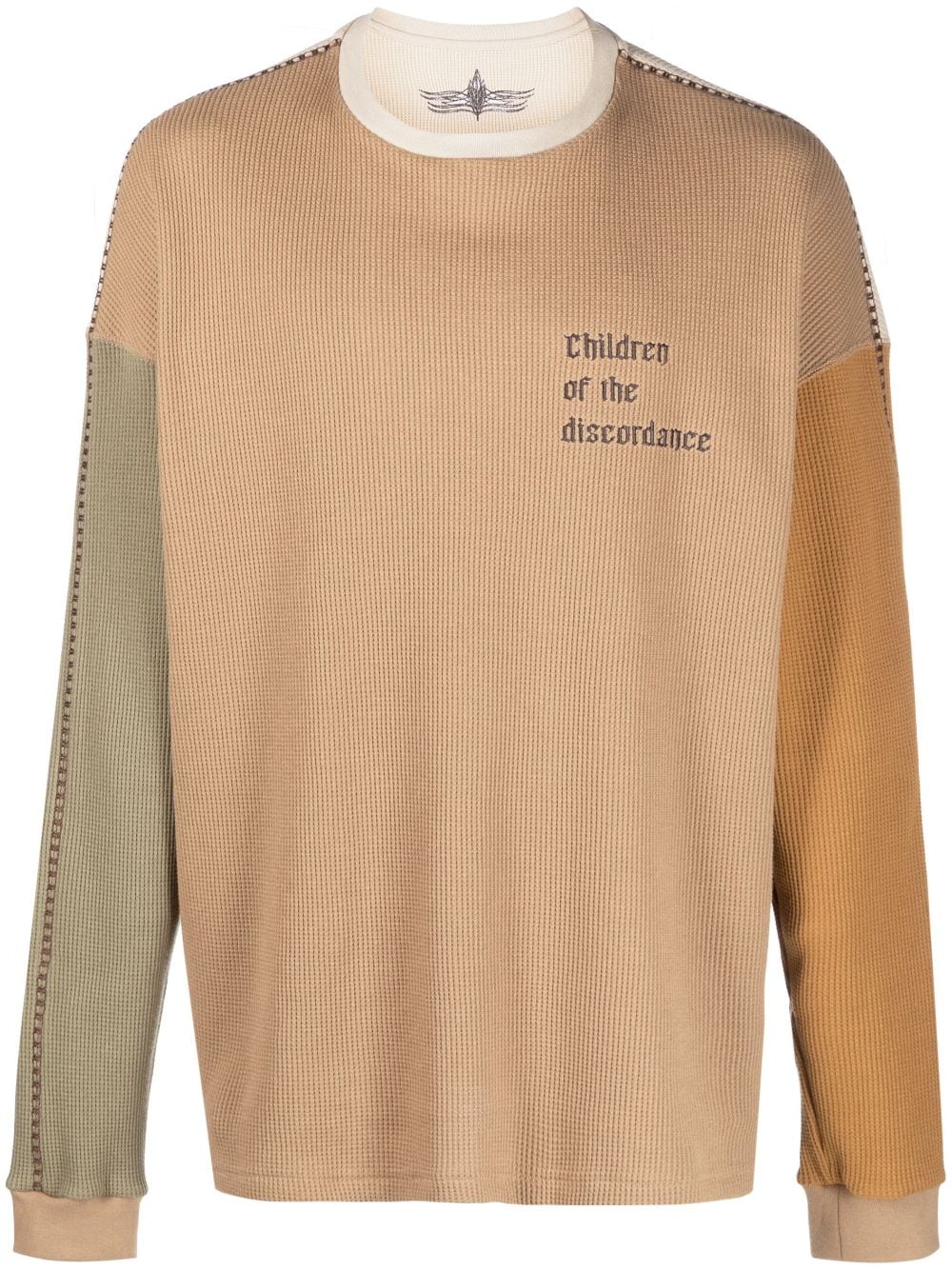 Children Of The Discordance colour-block-design knit jumper - Brown von Children Of The Discordance