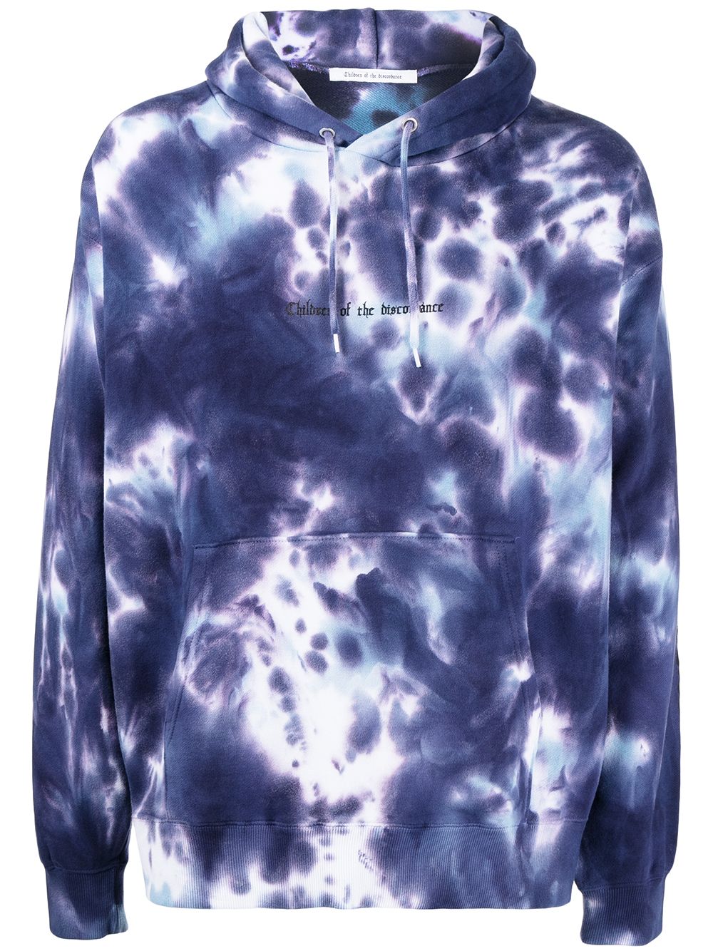 Children Of The Discordance tie dye-print pullover hoodie - Blue von Children Of The Discordance