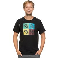 CHILLAZ Herren Klettershirt Carabiner Soup schwarz | S CHILLAZ Herren Klettershirt Carabiner Soup schwarz | S von Chillaz