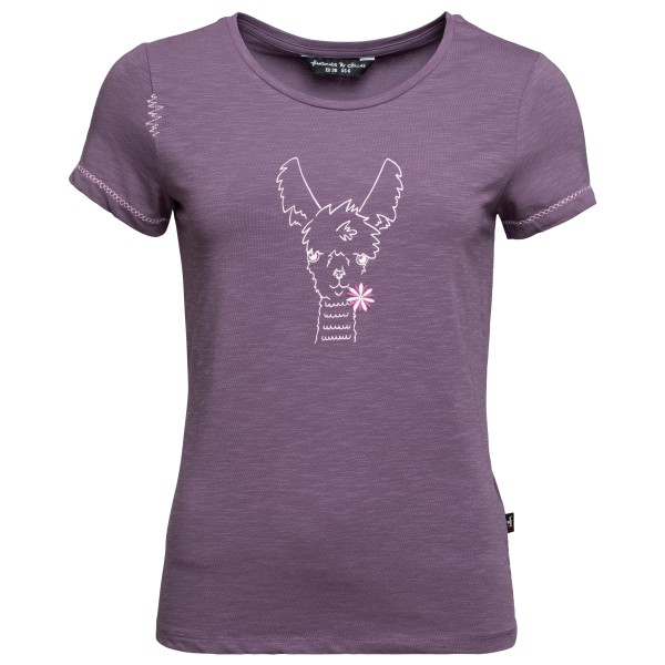 Chillaz - Women's Gandia Happy Alpaca T-Shirt - T-Shirt Gr 34;36;44 lila Chillaz - Women's Gandia Happy Alpaca T-Shirt - T-Shirt Gr 34;36;44 lila von Chillaz
