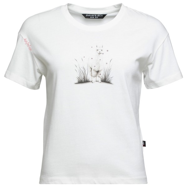 Chillaz - Women's Leoben Alpaca Meadow T-Shirt - T-Shirt Gr 38 weiß Chillaz - Women's Leoben Alpaca Meadow T-Shirt - T-Shirt Gr 38 weiß von Chillaz