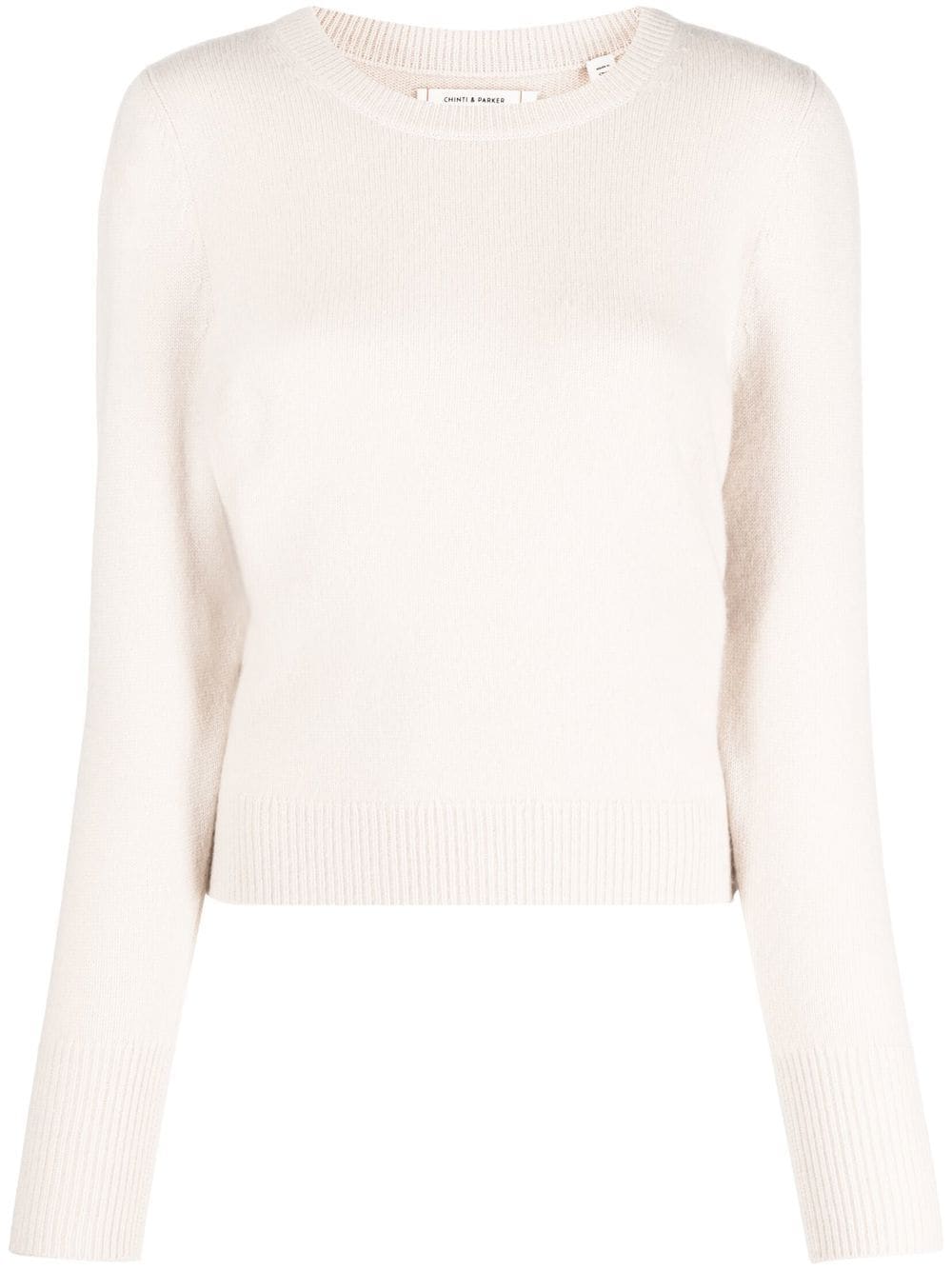 Chinti & Parker ribbed-knit cashmere top - Neutrals von Chinti & Parker