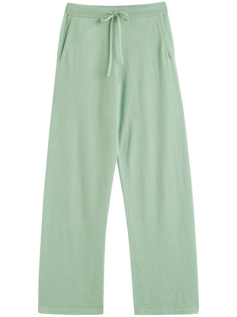 Chinti & Parker The Wide Leg cashmere trousers - Green von Chinti & Parker