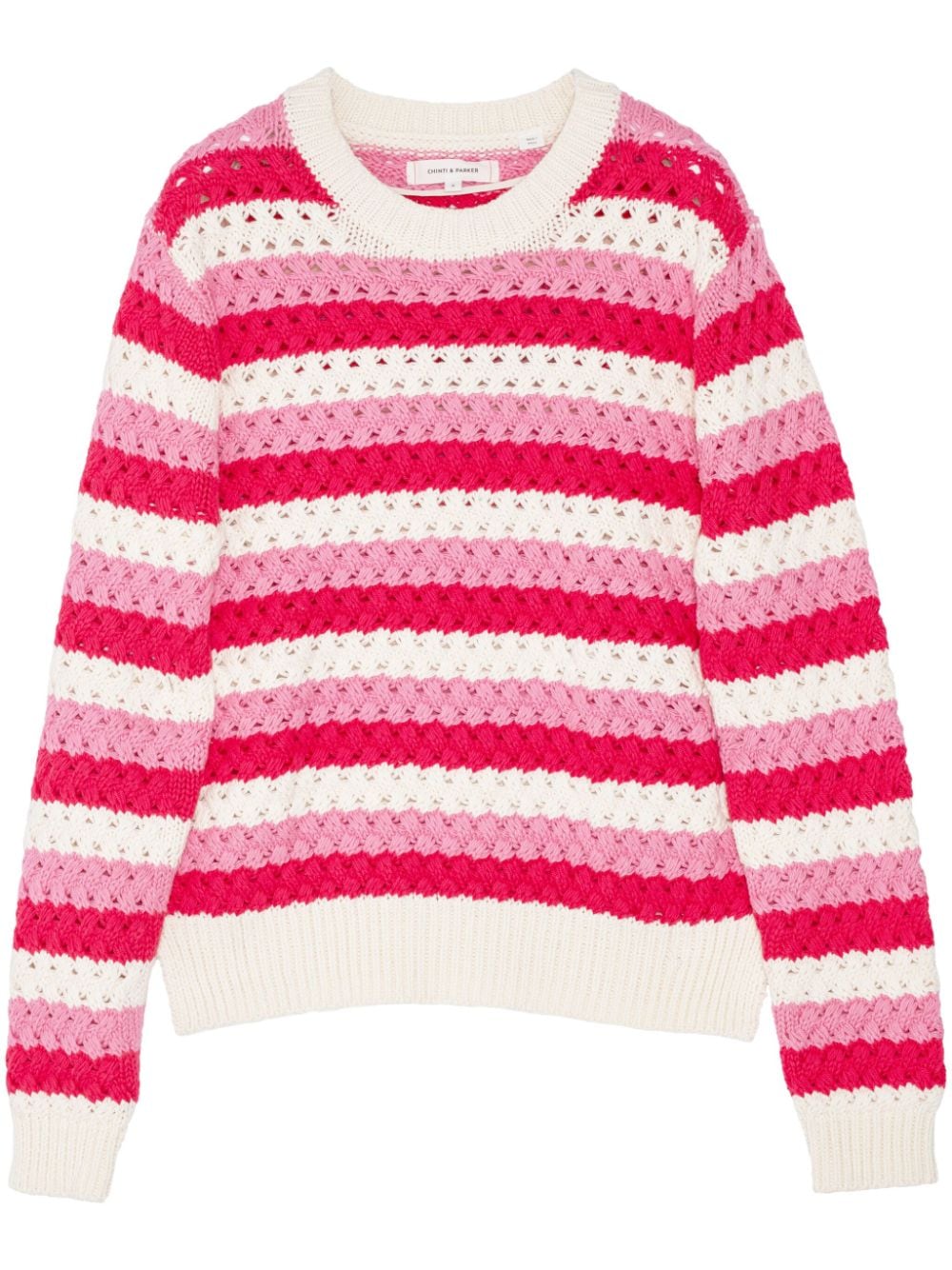 Chinti & Parker crochet-knitted sweater - Pink von Chinti & Parker