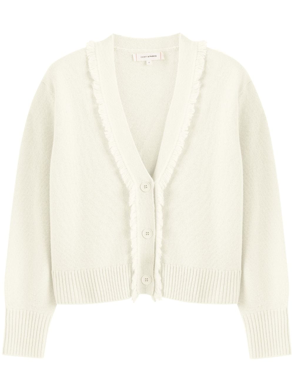 Chinti & Parker fringes-edge cardigan - Neutrals von Chinti & Parker