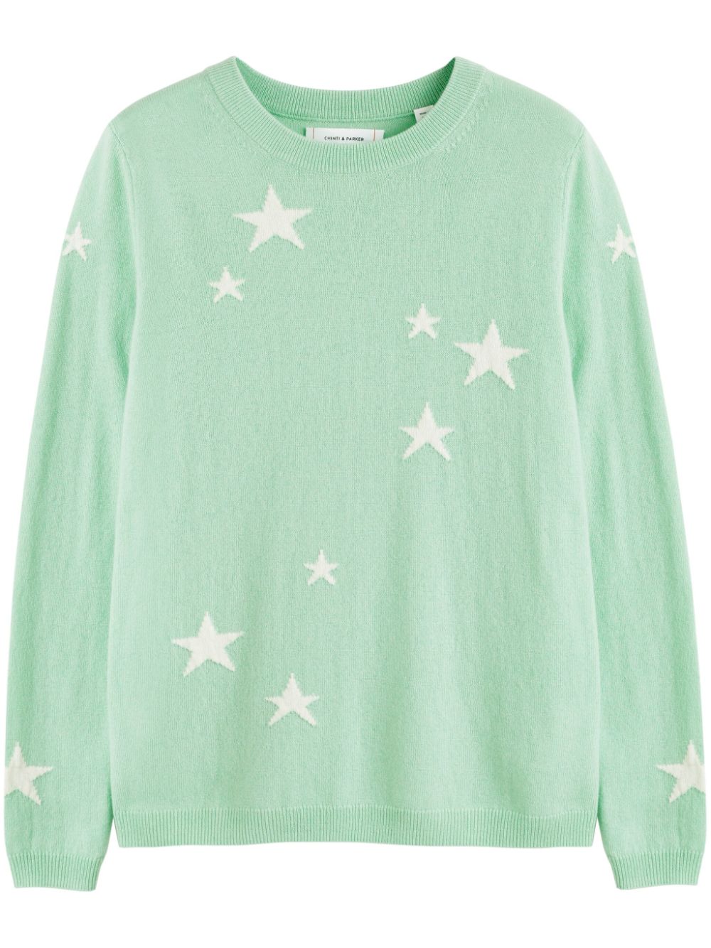 Chinti & Parker star intarsia-knit jumper - Green von Chinti & Parker