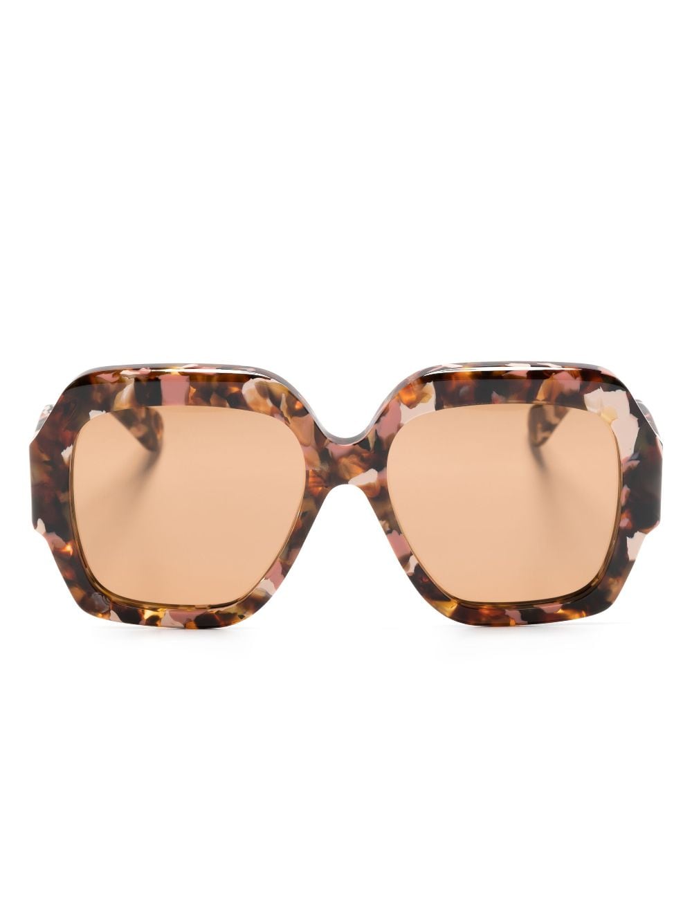 Chloé Eyewear Gayia square-frame sunglasses - Brown von Chloé Eyewear