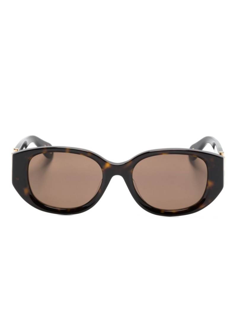 Chloé Eyewear Marcie oval-frame sunglasses - Brown von Chloé Eyewear
