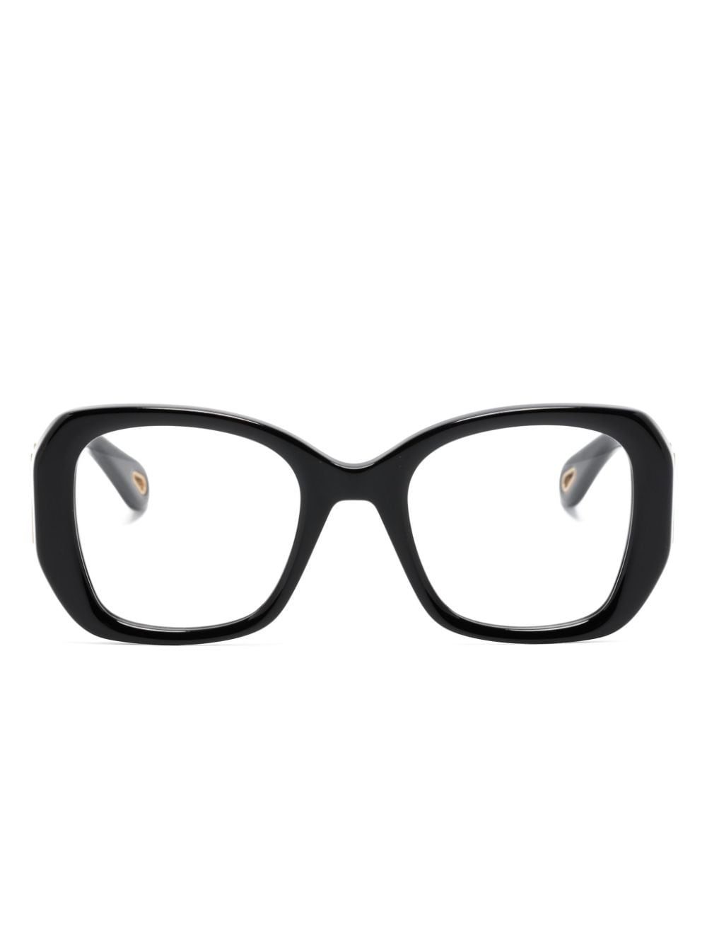 Chloé Eyewear Marcie oversize-frame glasses - Black von Chloé Eyewear