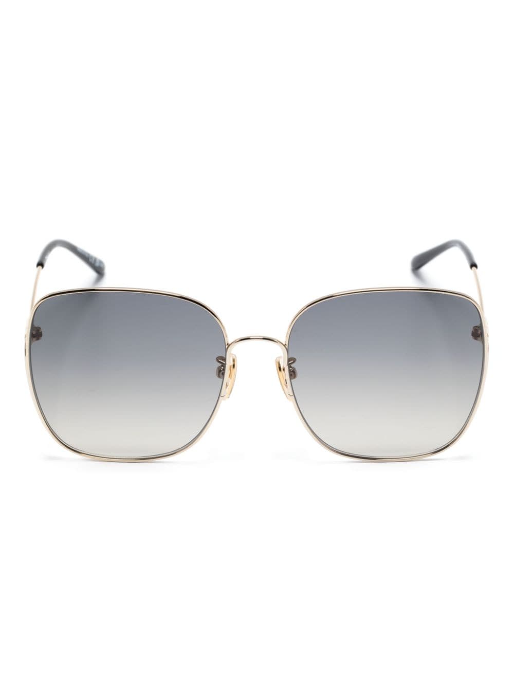 Chloé Eyewear gradient-lenses oversize-frame sunglasses - Black von Chloé Eyewear