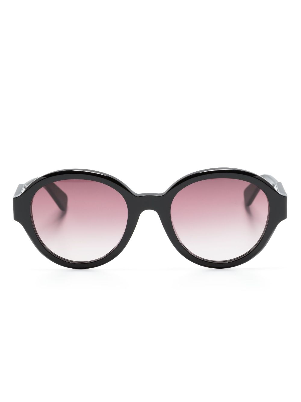 Chloé Eyewear gradient-lenses round-frame sunglasses - Black von Chloé Eyewear