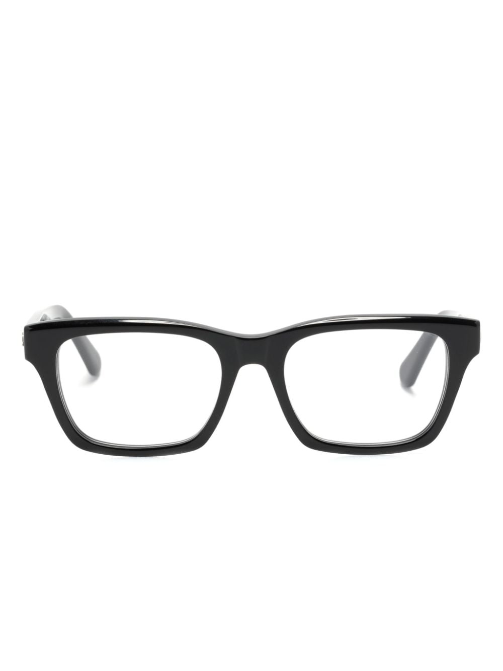 Chloé Eyewear logo-embossed square-frame glasses - Black von Chloé Eyewear