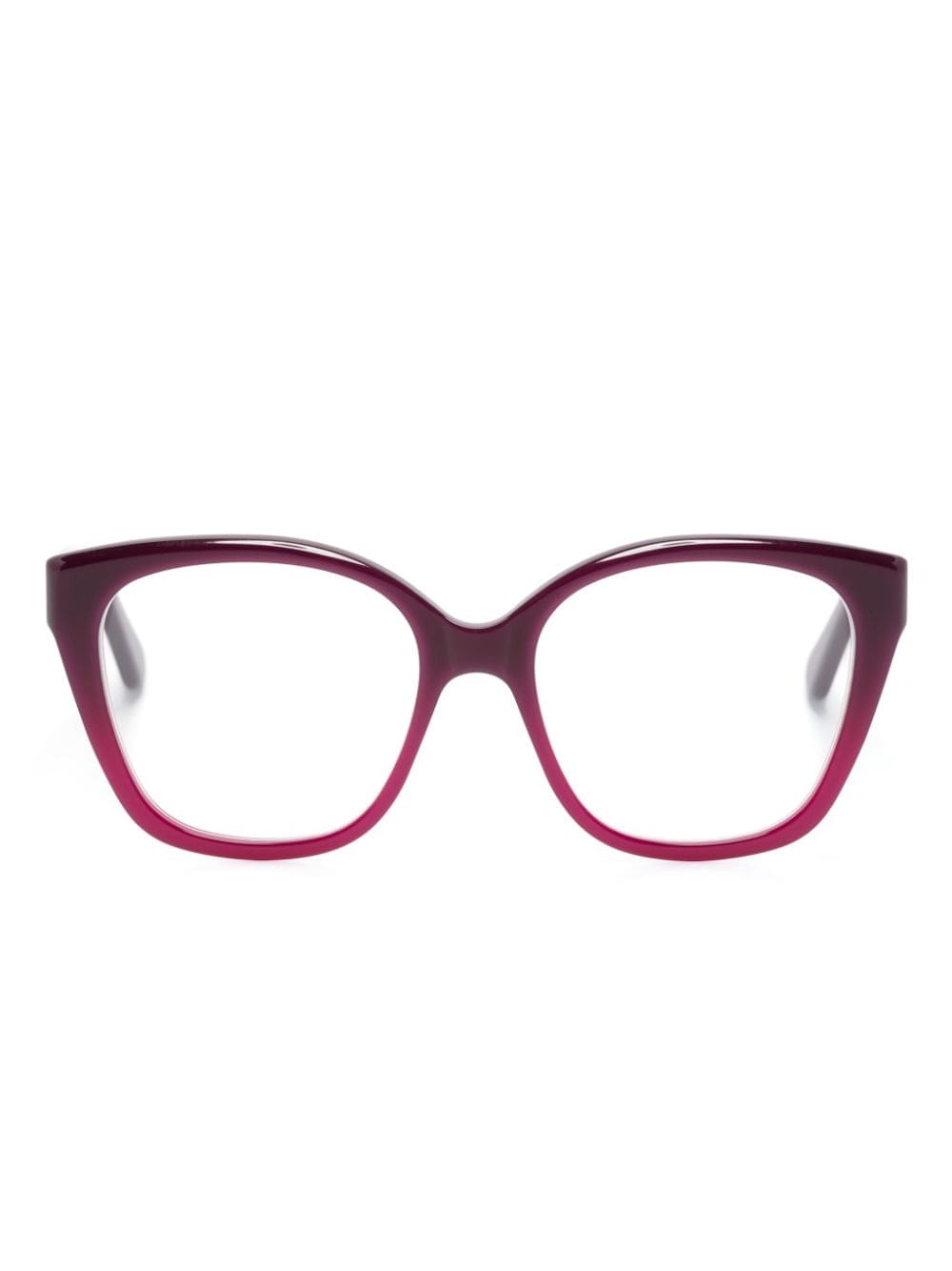 Chloé Eyewear ombré-effect square-frame glasses - Purple von Chloé Eyewear