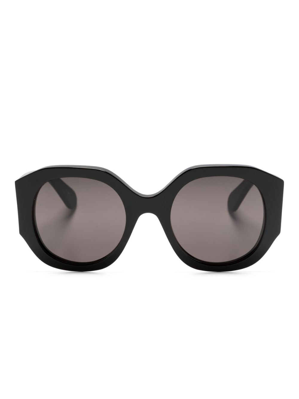 Chloé Eyewear oversized round-frame sunglasses - Black von Chloé Eyewear