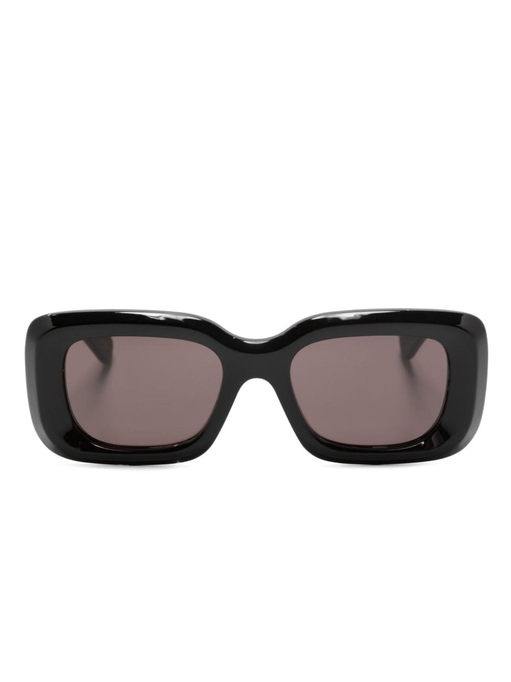 Chloé Eyewear rectangle-frame logo sunglasses - Black von Chloé Eyewear