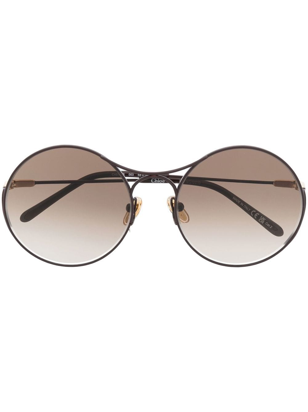 Chloé Eyewear round-frame sunglasses - Brown von Chloé Eyewear