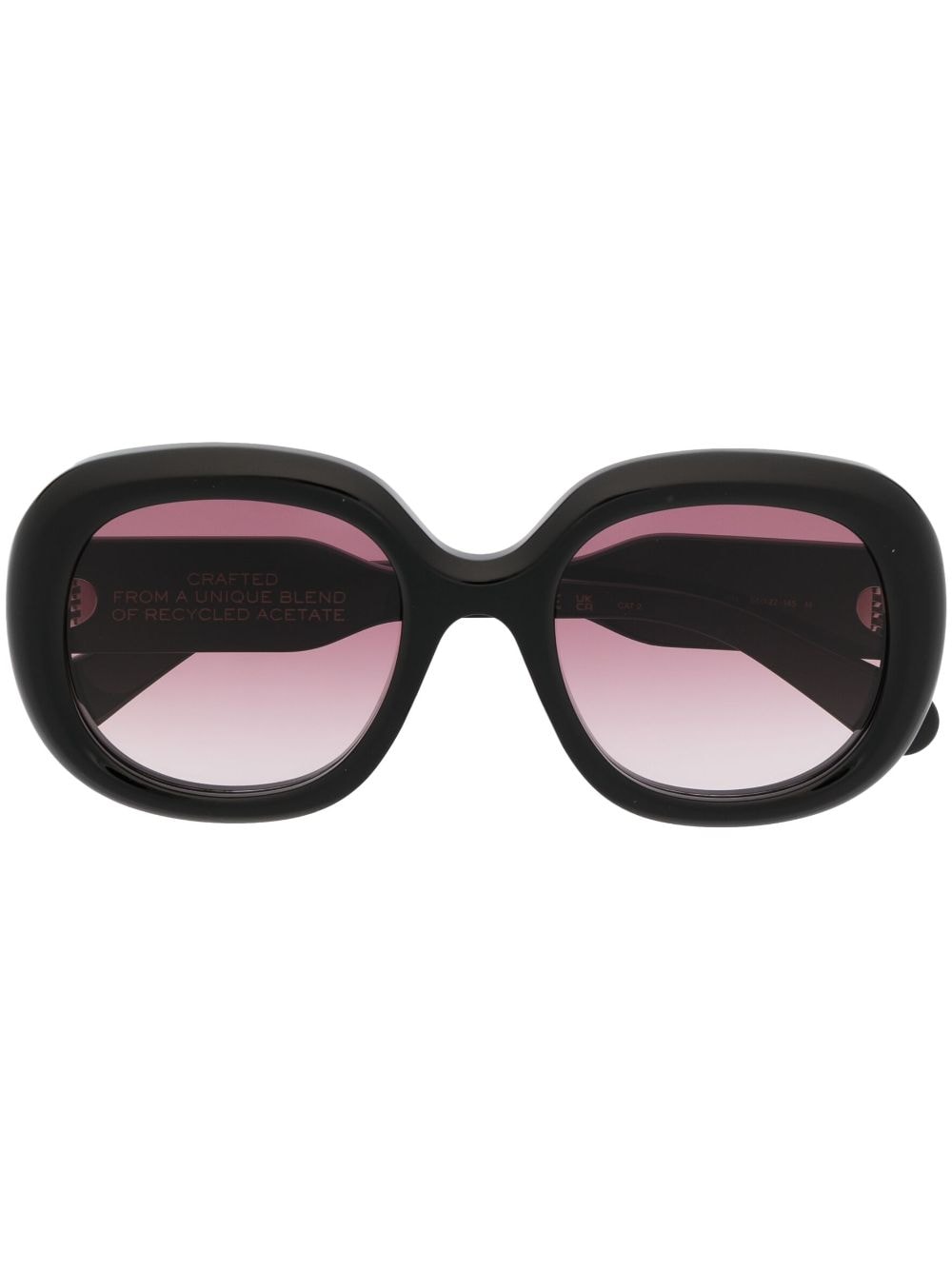 Chloé Eyewear square frame sunglasses - Black von Chloé Eyewear