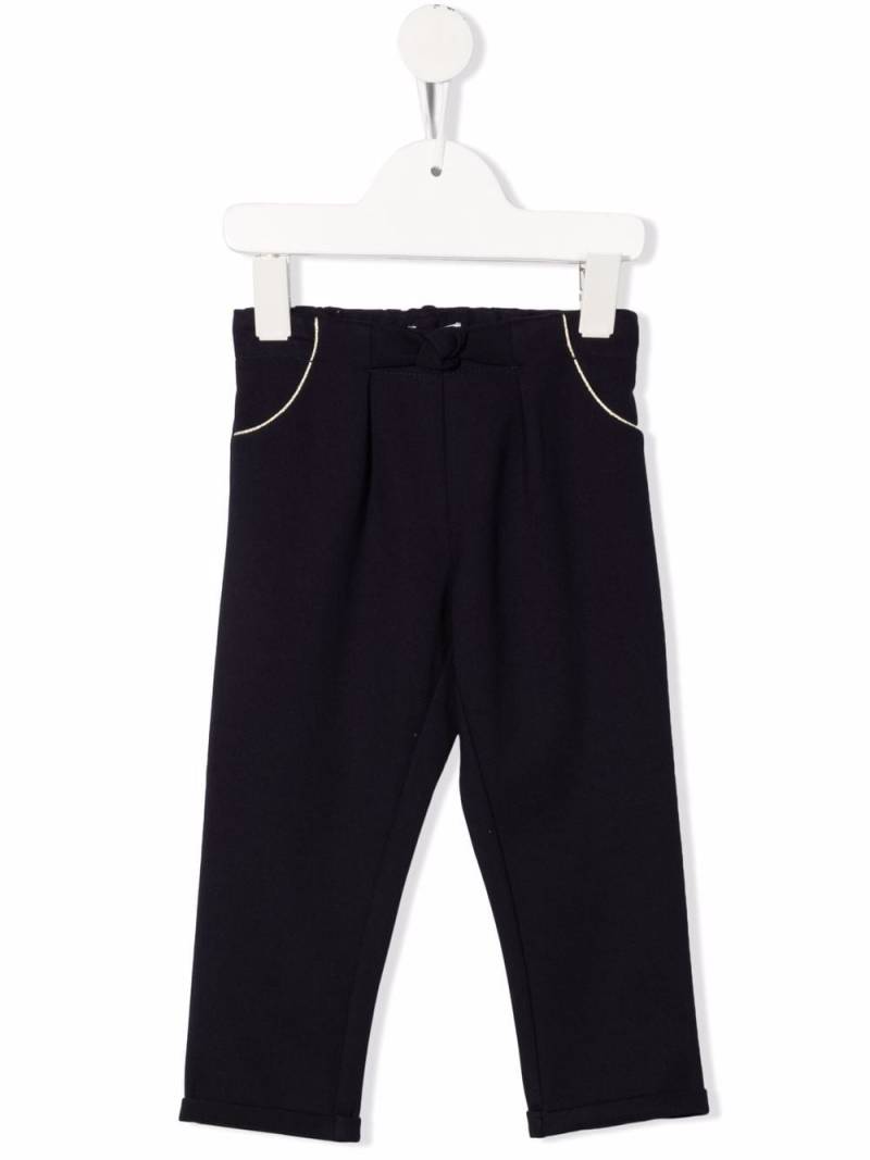 Chloé Kids baby straight-leg trousers - Blue von Chloé Kids