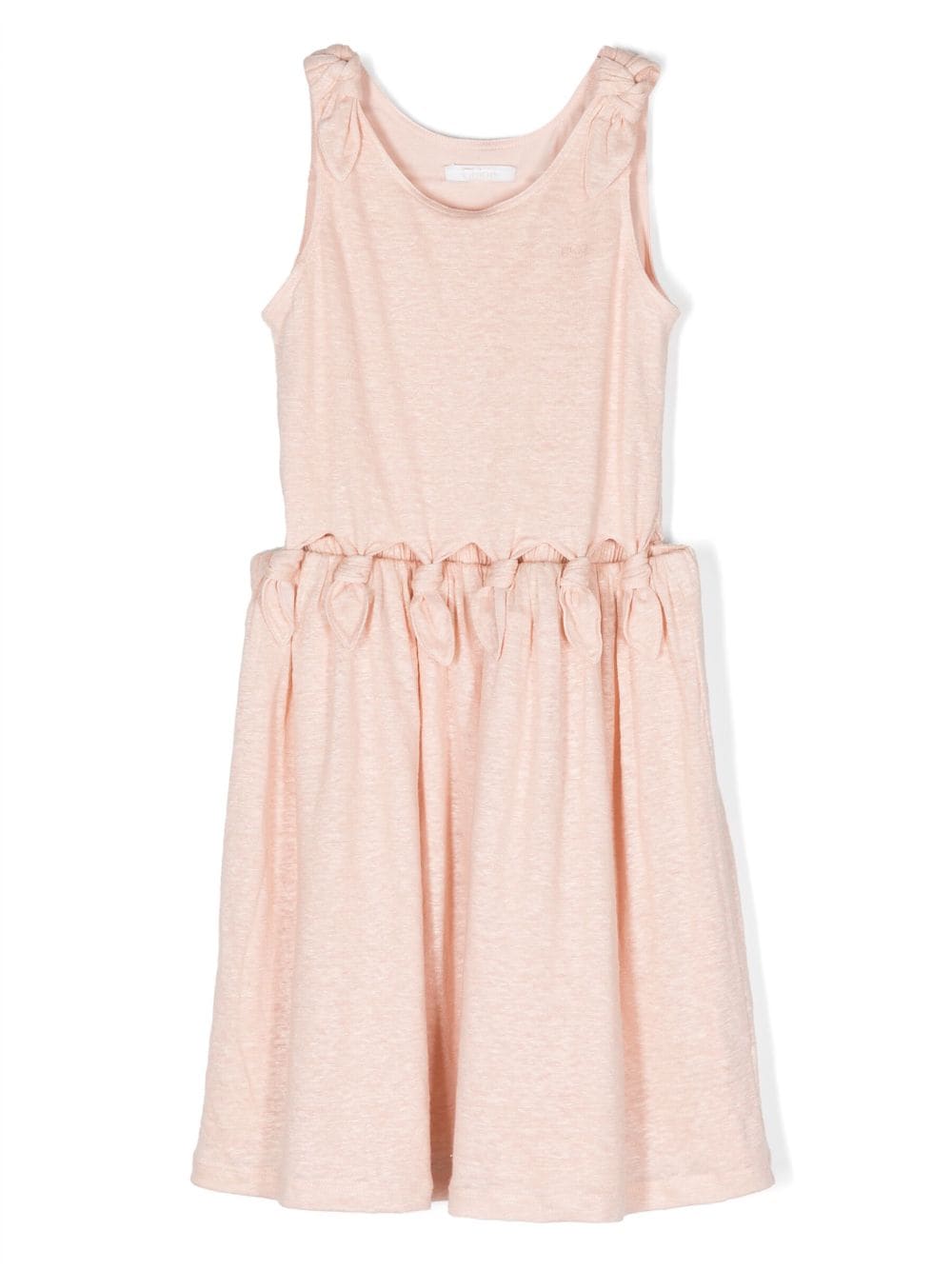 Chloé Kids knot-detail sleeveless dress - Pink von Chloé Kids