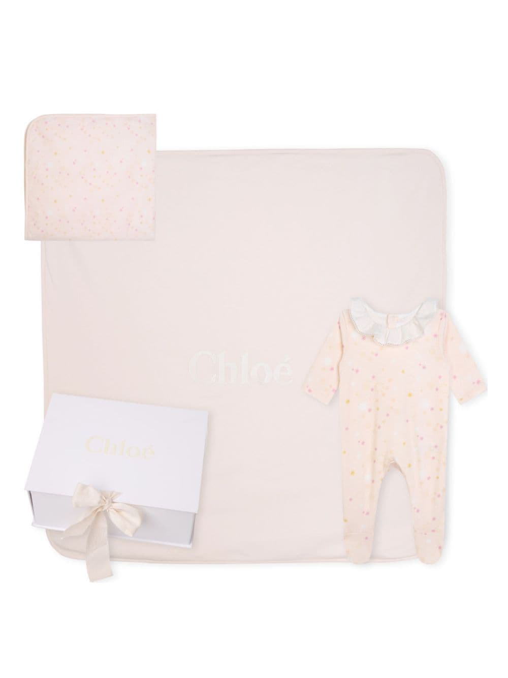 Chloé Kids organic-cotton babygrow gift set - Neutrals von Chloé Kids