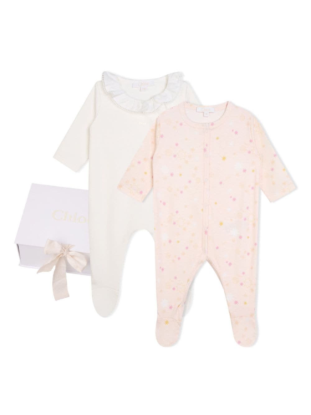 Chloé Kids ruffle-detail pyjamas (set of two) - Pink von Chloé Kids