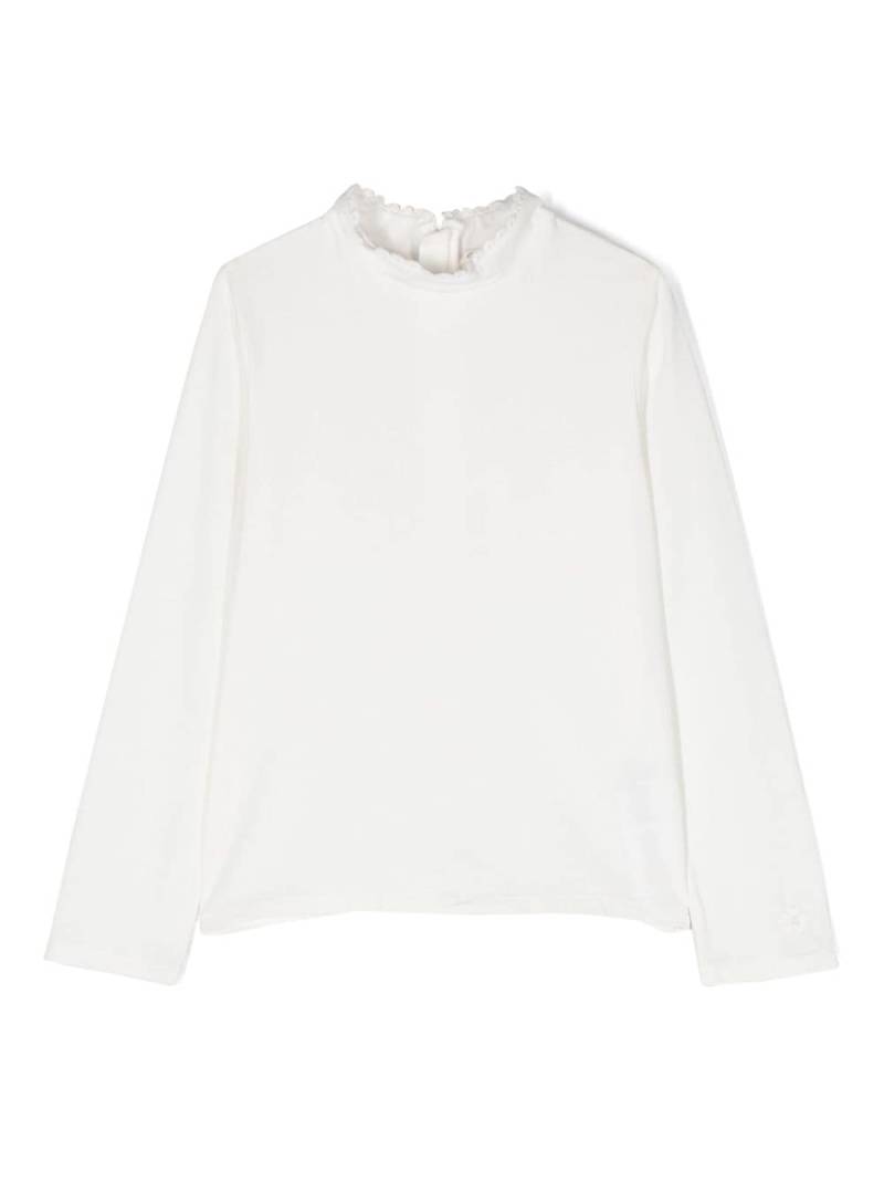 Chloé Kids ruffled-collar blouse - White von Chloé Kids