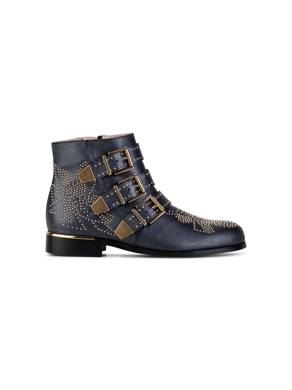 Chloé Kids studded buckle-embellished boots - Black von Chloé Kids