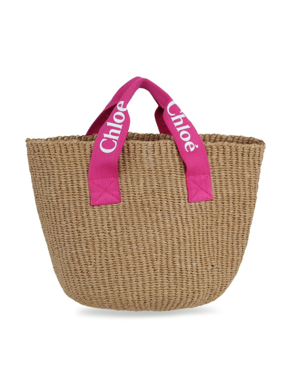 Chloé Kids x Mifuko interwoven tote bag - Neutrals von Chloé Kids