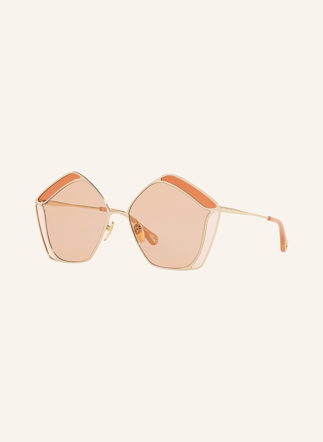 Chloé Sonnenbrille Ch 0026s gold von Chloé