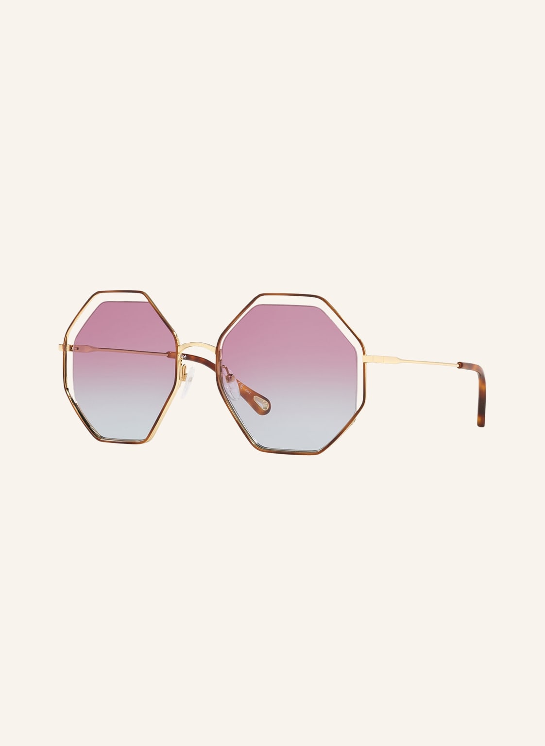 Chloé Sonnenbrille ch0046s braun von Chloé