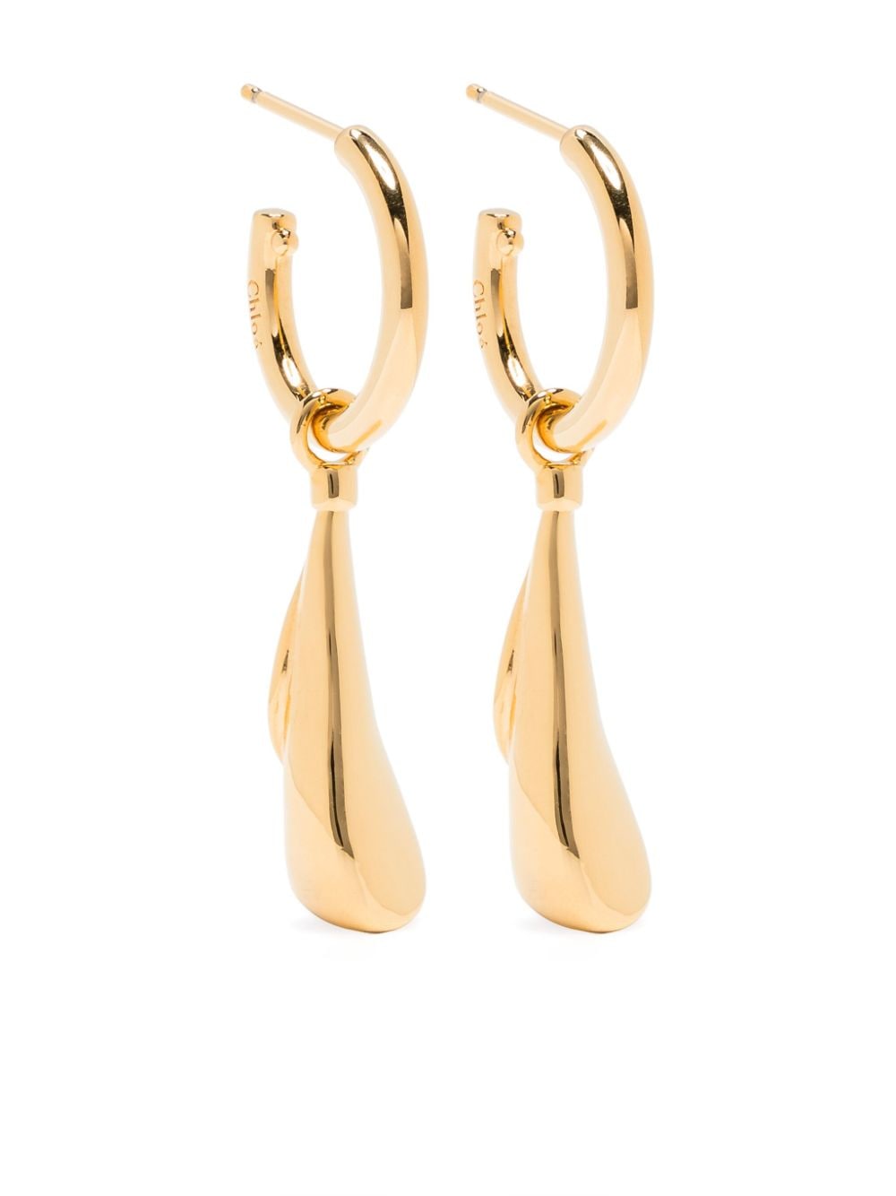 Chloé Blooma drop-design earrings - Gold von Chloé