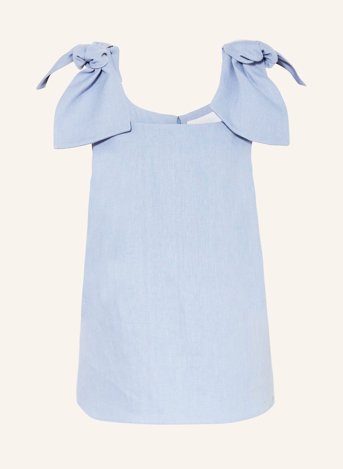 Chloé Blusentop Aus Leinen blau von Chloé