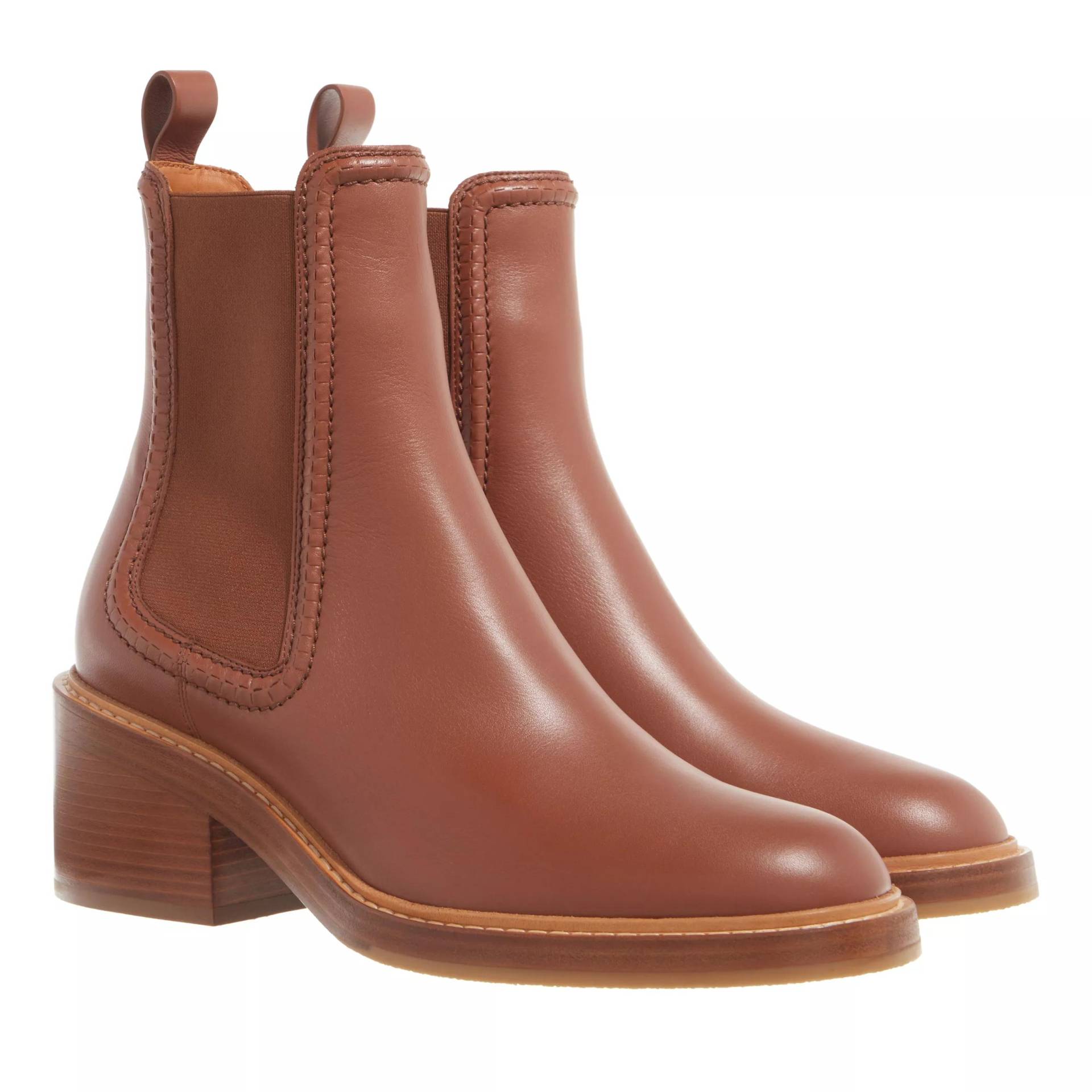 Chloé Boots & Stiefeletten - Beatles Mallo Soft Boots - Gr. 36 (EU) - in Braun - für Damen von Chloé