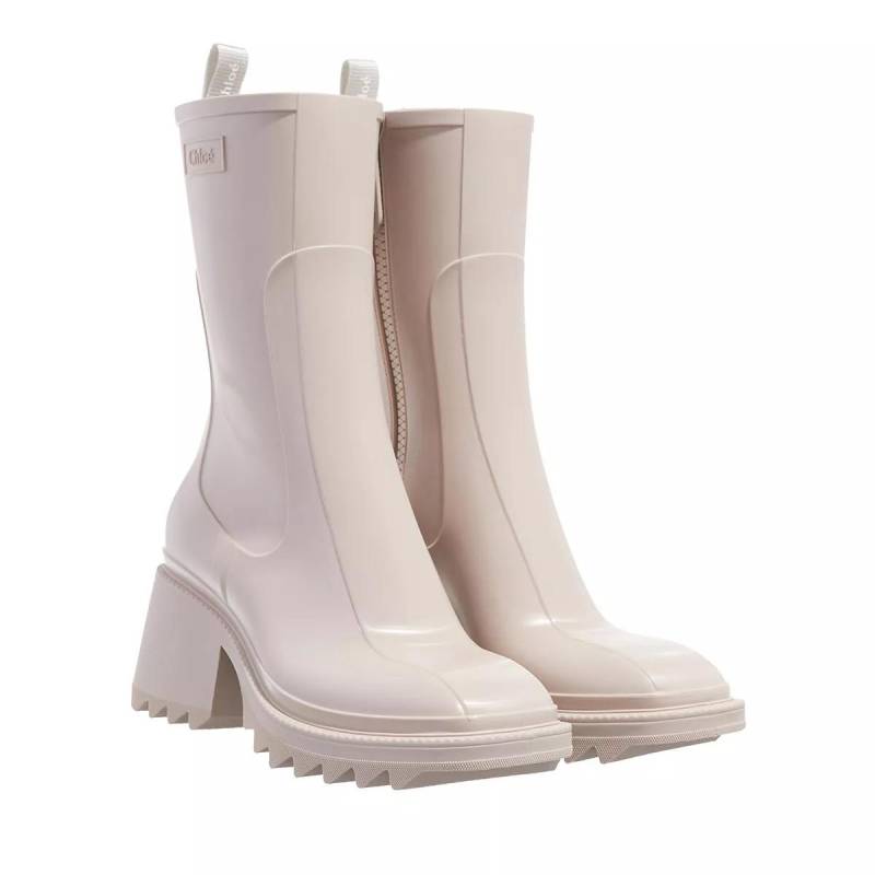 Chloé Boots & Stiefeletten - Rain Ankle Boots "Betty" - Gr. 37 (EU) - in Beige - für Damen von Chloé