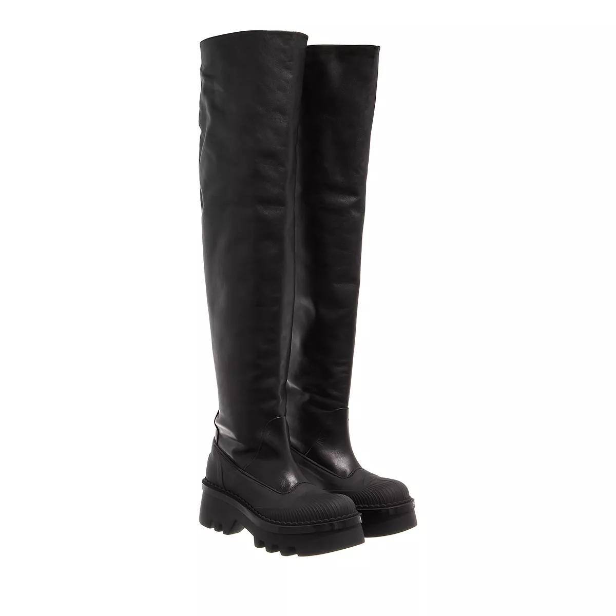 Chloé Boots & Stiefeletten - Raina Overknee-Boot - Gr. 37 (EU) - in Schwarz - für Damen von Chloé