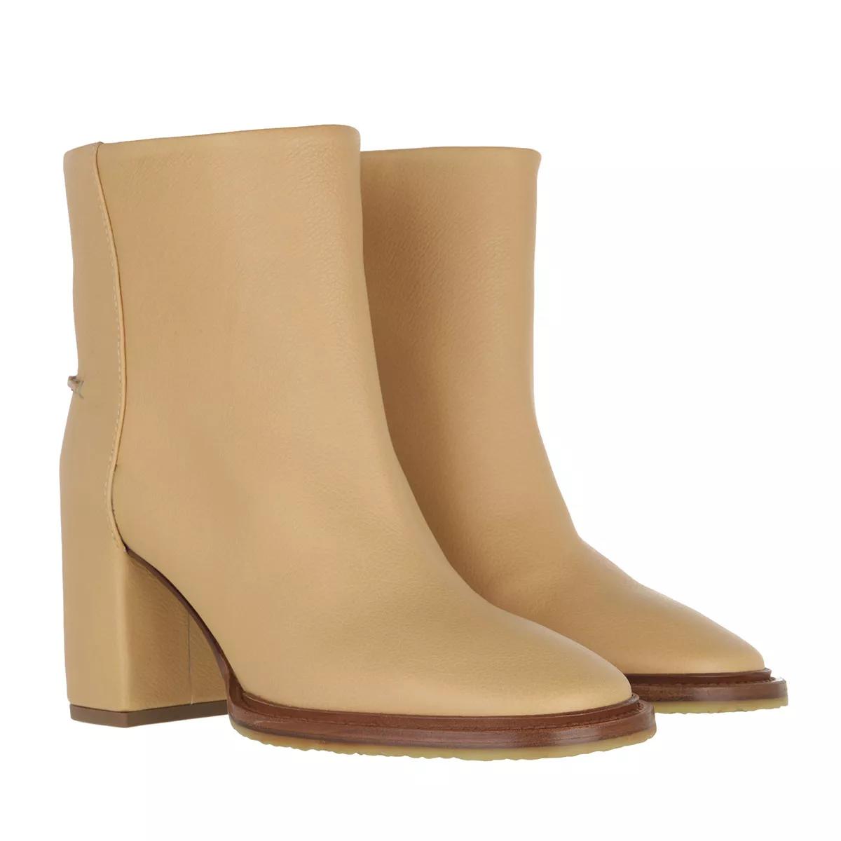 Chloé Boots & Stiefeletten - Edith Boots Leather - Gr. 40 (EU) - in Beige - für Damen von Chloé