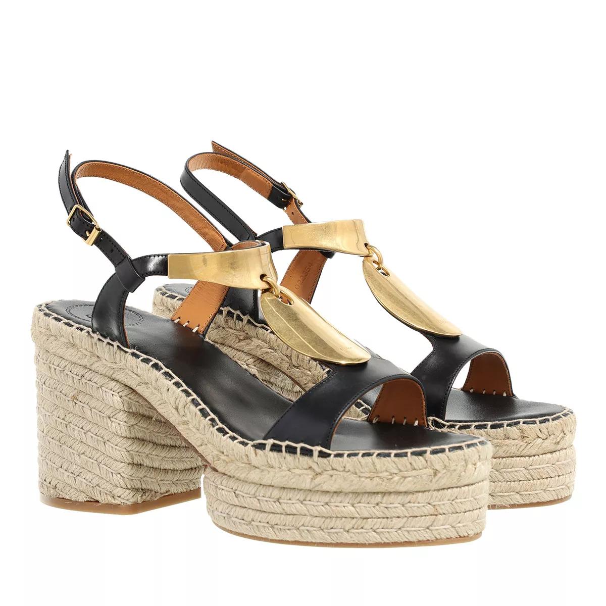 Chloé Espadrilles - Pema Espadrille Sandals - Gr. 39 (EU) - in Schwarz - für Damen von Chloé