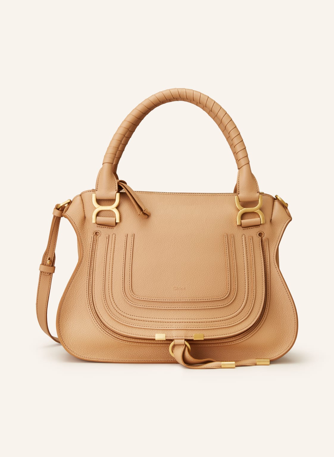 Chloé Handtasche Marcie beige von Chloé