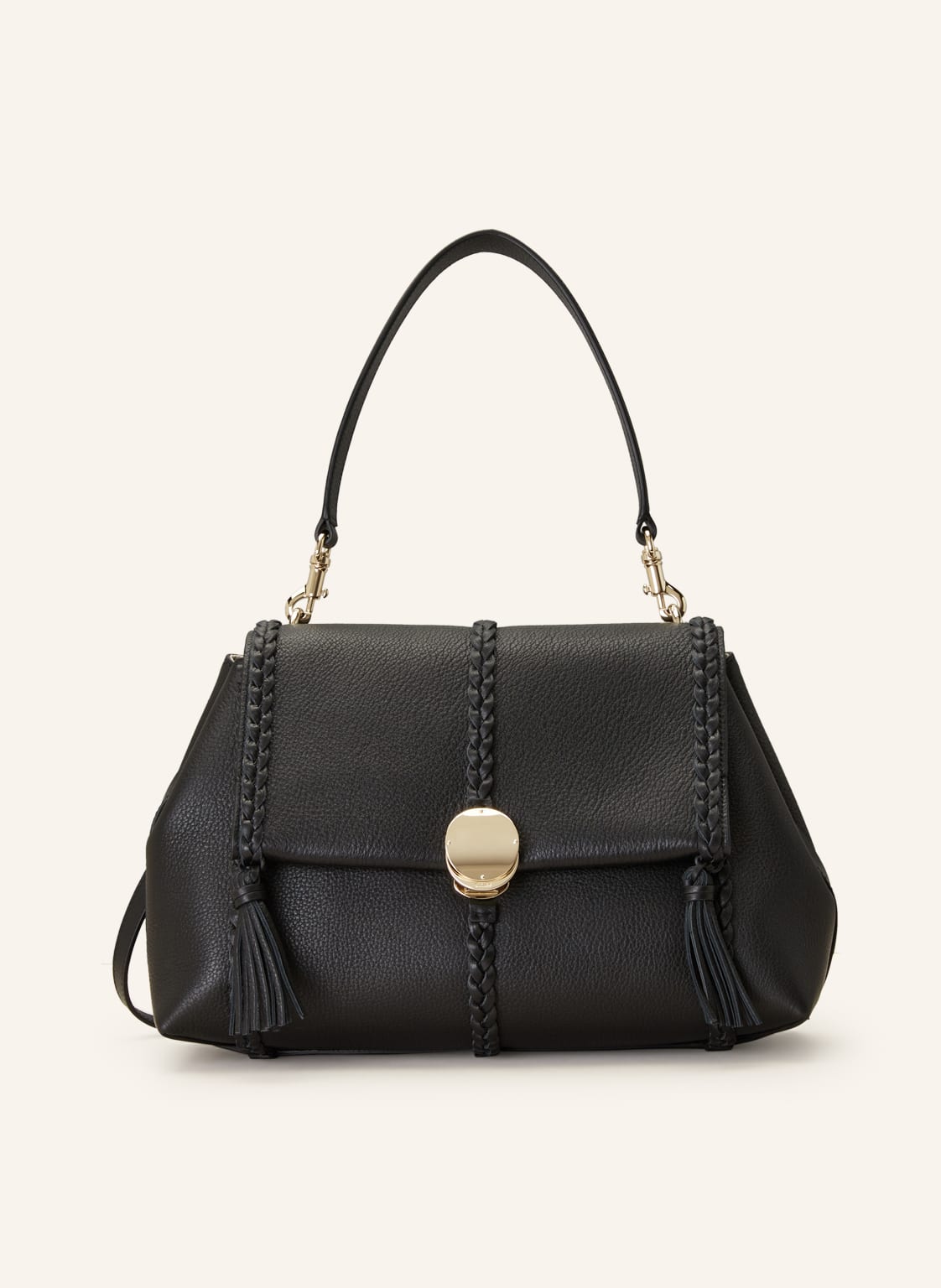 Chloé Schultertasche Penelope Medium schwarz von Chloé