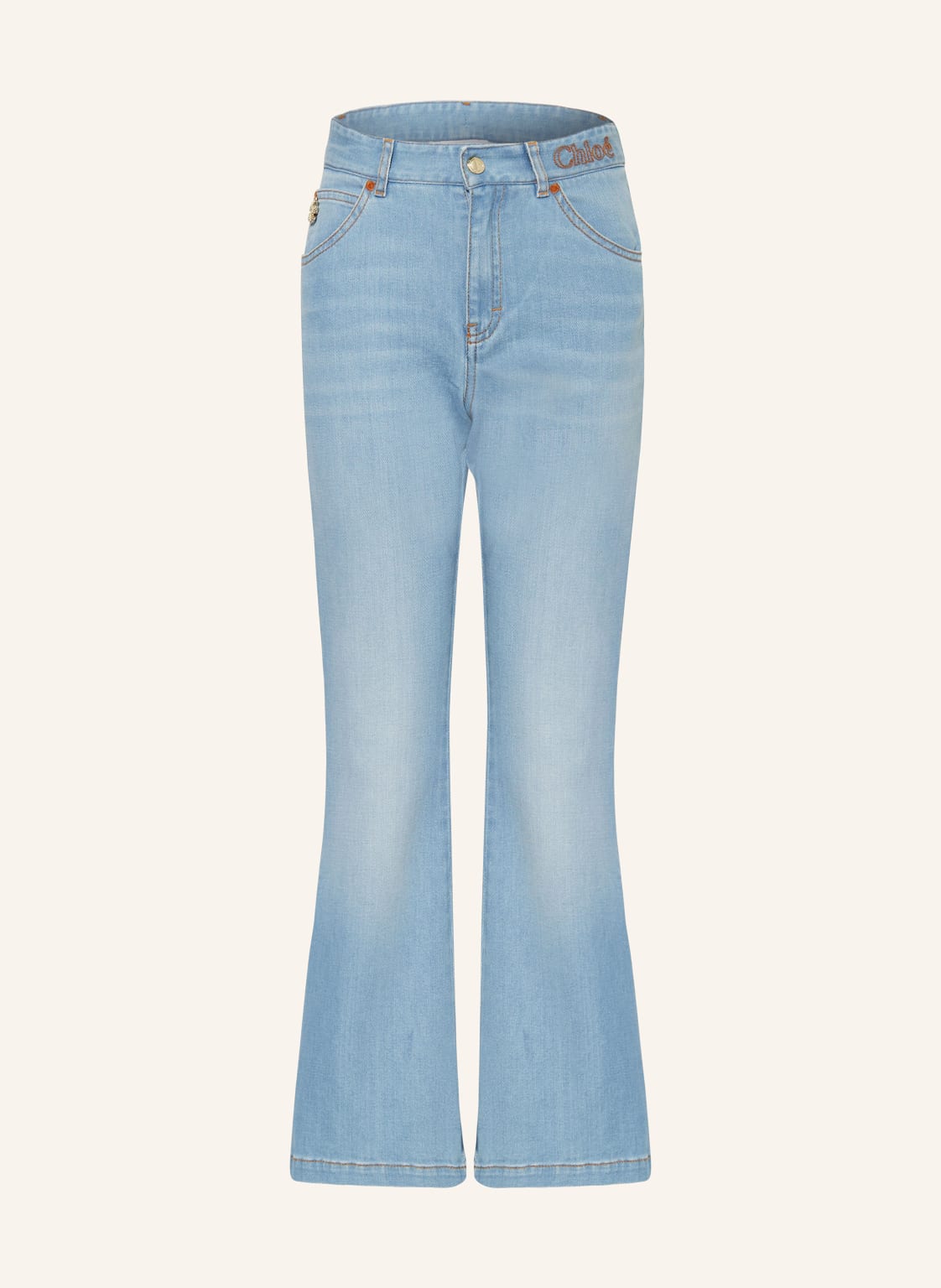 Chloé Jeans Flared Fit blau von Chloé