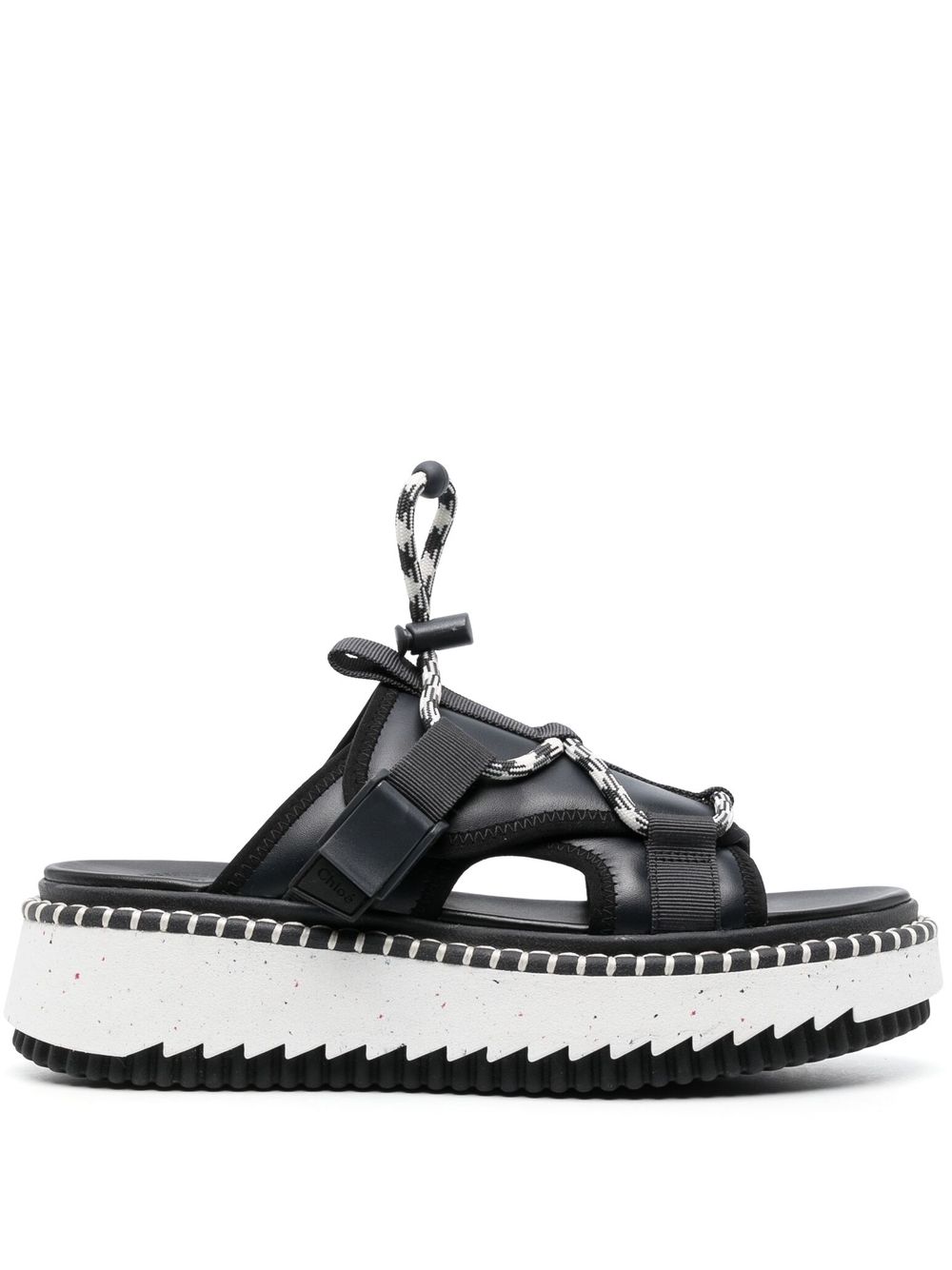 Chloé Lilli platform sandals - Black von Chloé