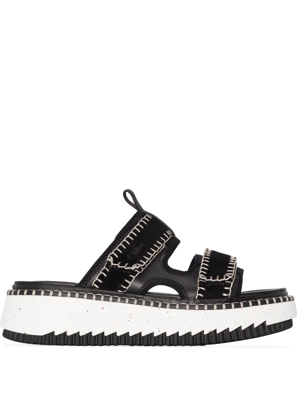 Chloé Lilli platform sandals - Black von Chloé